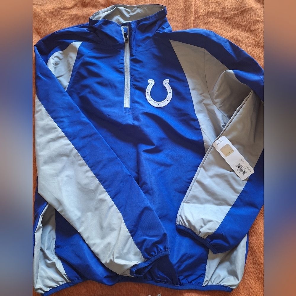 NFL Team Apparel Blue Jacket - Size L NEW